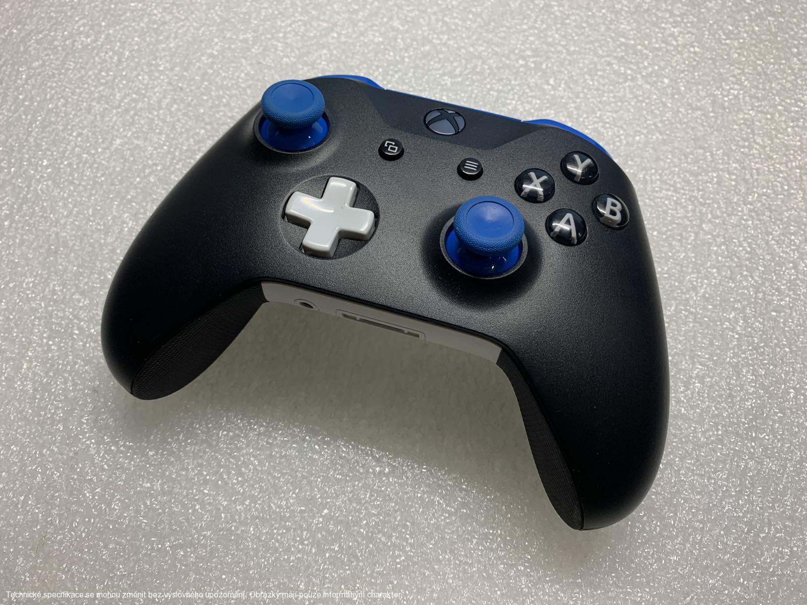 Microsoft Xbox One S Wireless Controller - Custom černá/modrá **POUŽITÝ**