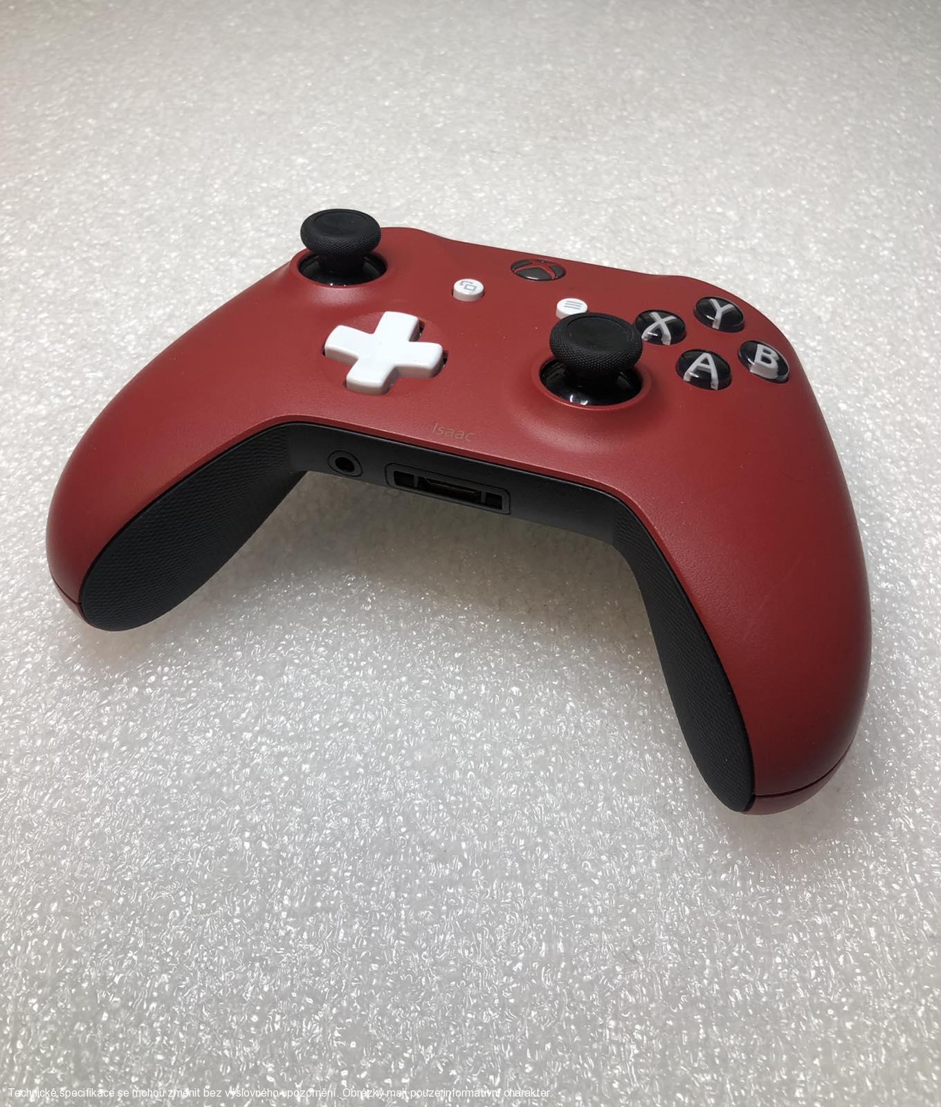 Microsoft Xbox One S Wireless Controller - Custom Red/White/Black **POUŽITÝ**