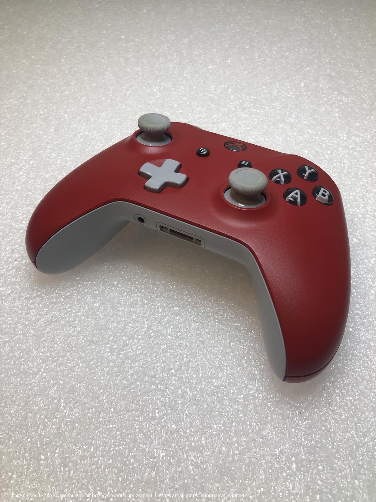 Microsoft Xbox One S Wireless Controller - Custom Red/Grey **POUŽITÝ**