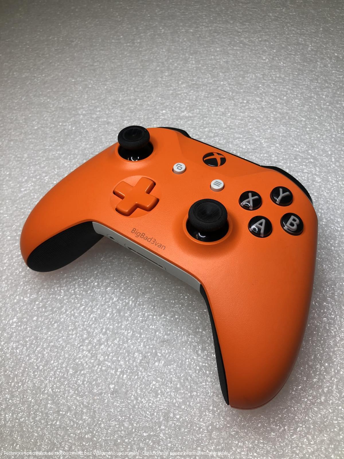Microsoft Xbox One S Wireless Controller - Custom Oranžová/černá **POUŽITÝ**