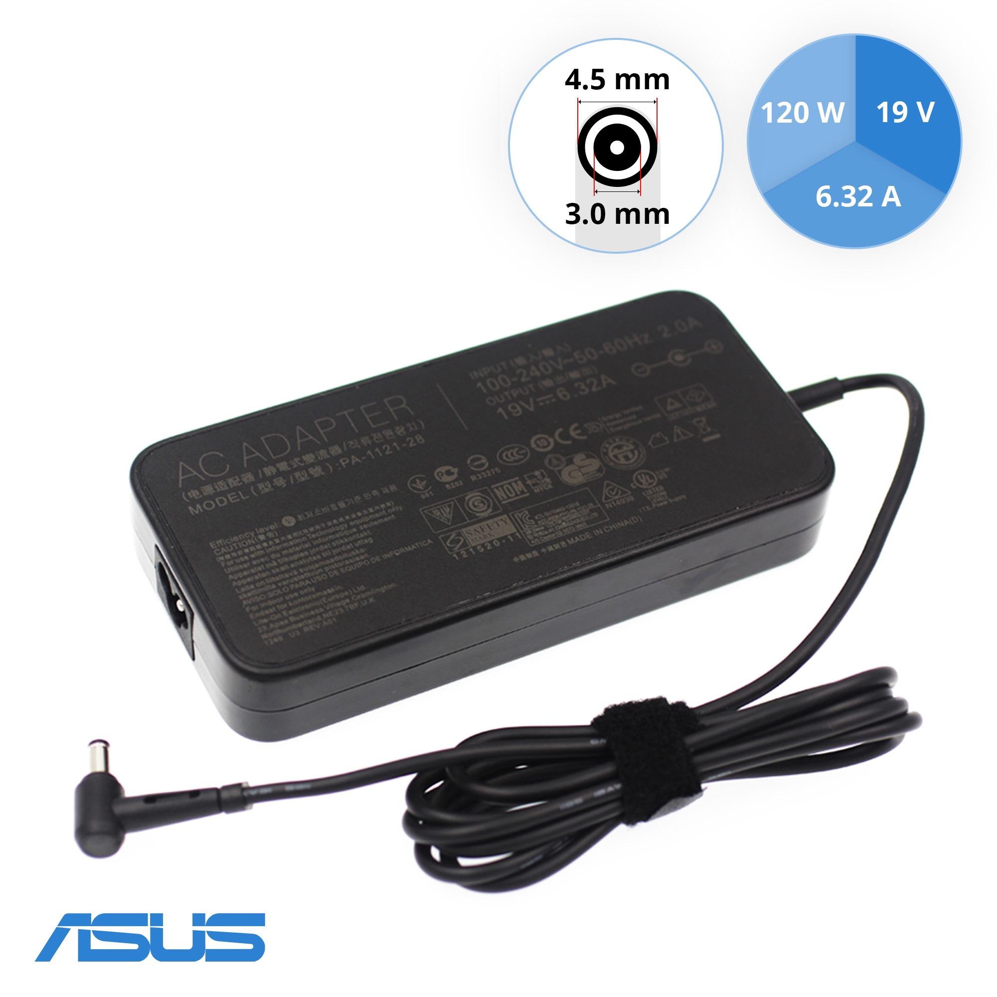 AC Adaptér Nabíječka Asus 19V 120W 6,32A PA-1121-28 (4,5x3mm)
