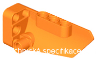64683 Orange Technic, Panel Fairing # 3 Small Smooth Long, Side A
