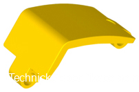 24116 Yellow Technic, Panel Curved 3 x 5 x 3