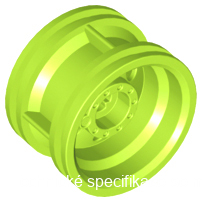 56145 Lime Wheel 30.4mm D. x 20mm with No Pin Holes and Reinforced Rim