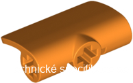 71682 Orange Technic, Panel Curved 2 x 3 x 1