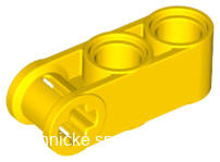 42003 Yellow Technic, Axle and Pin Connector Perpendicular 3L with 2 Pin Holes