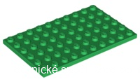 3033 Green Plate 6 x 10
