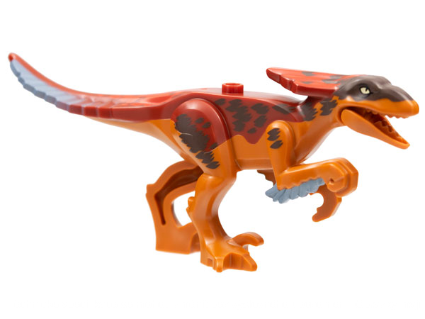 Dark Orange Dinosaur Pyroraptor
