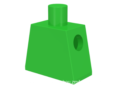973 Bright Green Torso Plain