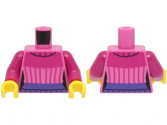 973pb4779c01 Dark Pink Torso Female Outline