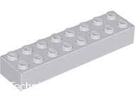 93888 Light Bluish Gray Brick 2 x 8