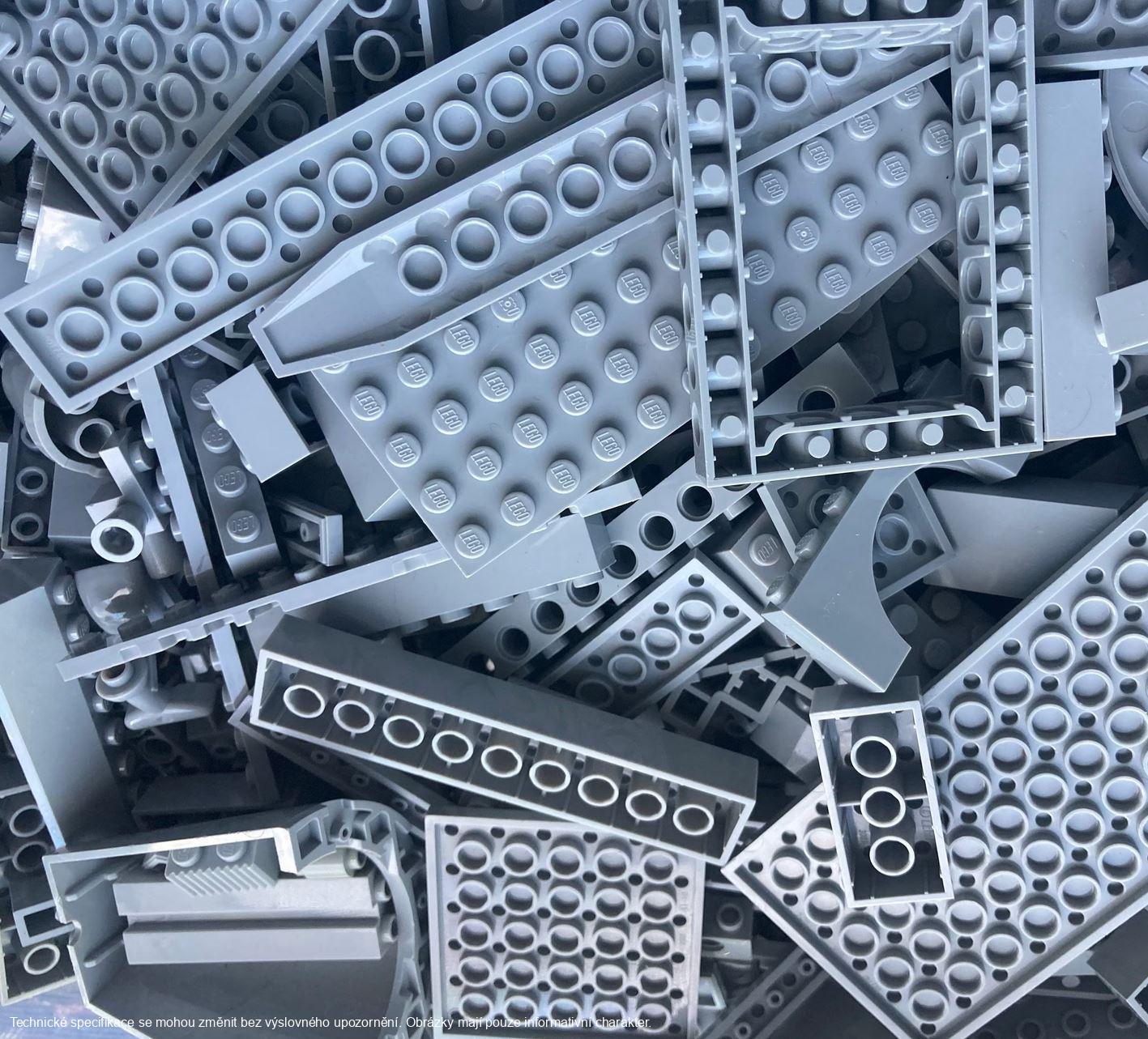 LEGO Mix Světle Modrošedé Lego Barva 0,5 KG