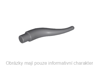 13564 Dark Bluish Gray Cattle Horn, Long