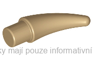 53451 Dark Tan Barb / Claw / Horn / Tooth - Small