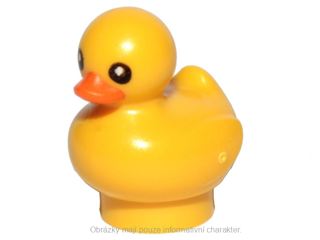 49661pb01 Yellow Duckling with Black Eyes and Orange Beak