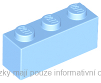 3622 Bright Light Blue Brick 1 x 3