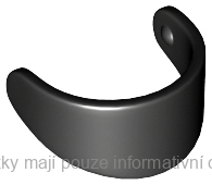 2447 Black Minifigure, Visor Standard
