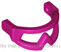 46304 Magenta Minifigure, Visor Snow Goggles