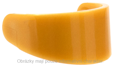 2447 Pearl Gold Minifigure, Visor Standard