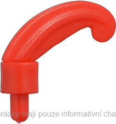 4502a Red Minifigure, Plume Feather Small