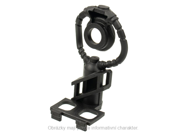 76918 Black Minifigure Breathing Apparatus, Scuba Regulator