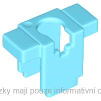 19723 Medium Azure Minifigure Armor Breastplate Rectangular (Minecraft)