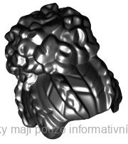 53126 Black Hair Female Coiled with Large High Bun