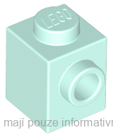 87087 Light Aqua Brick, Modified 1 x 1 with Stud on Side