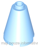 3942c Bright Light Blue Cone 2 x 2 x 2 - Open Stud