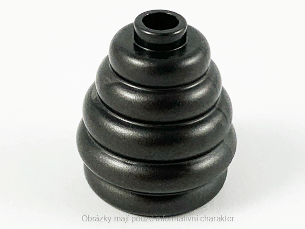 35574 Pearl Dark Gray Cone (Beehive / Cotton Candy)
