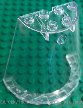 47543 Trans-Clear Cone Half 8 x 4 x 6