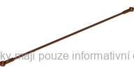 27965 Reddish Brown Hose, Flexible 22L with 2 Connector Ends (Zipline)