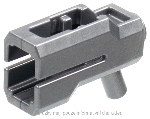 69767 Flat Silver Bazooka, Mini Blaster / Shooter