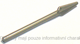 93789 Flat Silver Pike / Spear - Flat End