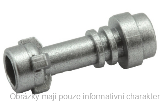64567 Metallic Silver Weapon Lightsaber Hilt Straight