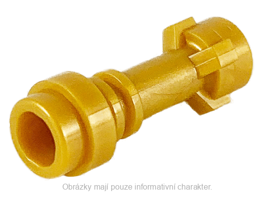 64567 Pearl Gold Weapon Lightsaber Hilt Straight