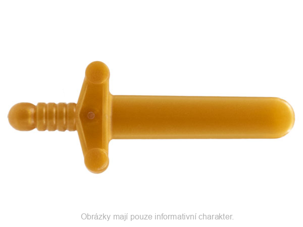 76764 Pearl Gold Shortsword Elaborate Hilt