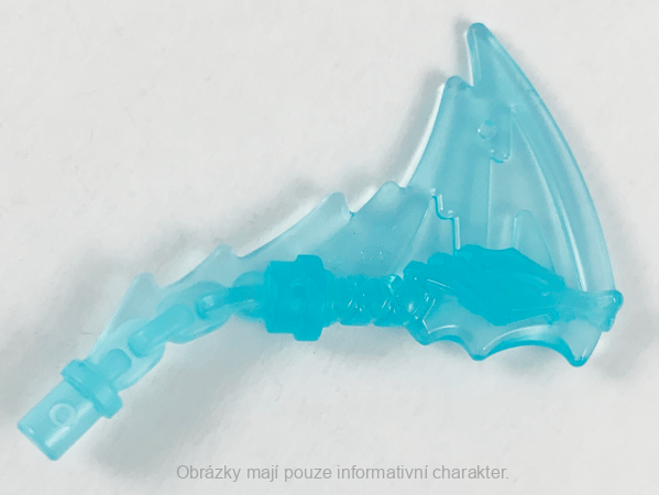 73766b Trans-Light Blue Nunchucks with Trailing Energy Effect