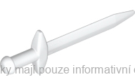 18031 White Greatsword Pointed with Thick Crossguard