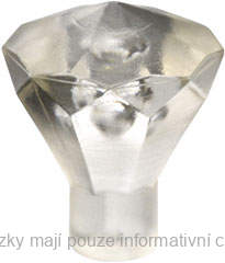 30153 Trans-Clear Rock 1 x 1 Jewel 24 Facet
