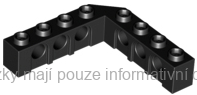 32555 Black Brick 5 x 5 Right Angle (1 x 4 - 1 x 4)