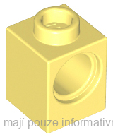 6541 Bright Light Yellow Brick 1 x 1 with Hole