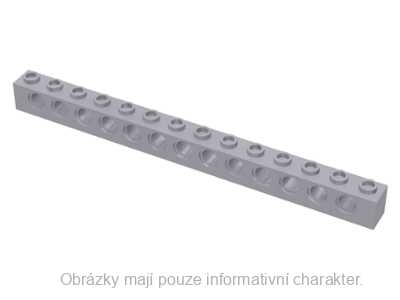 32018 Light Bluish Gray Brick 1 x 14 with Holes