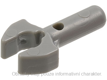 48729b Dark Bluish Gray Bar 1L with Clip Mechanical Claw