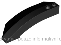 41749 Black Wedge 8 x 3 x 2 Open Right