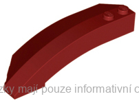41749 Dark Red Wedge 8 x 3 x 2 Open Right