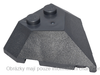 22391 Pearl Dark Gray Wedge 4 x 4 Pointed