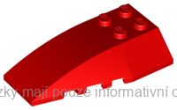 43712 Red Wedge 6 x 4 Triple Curved