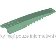 89680 Sand Green Wedge 16 x 4 Triple Curved without Reinforcements