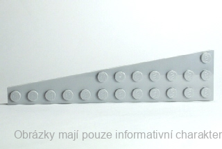 47398 Light Bluish Gray Wedge, Plate 12 x 3 Right